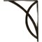 Ekena Millwork Miller Wrought Iron Bracket, (Triple center brace), Antiqued Warm Silver 2"W x 12"D x 15"H BKTM02X12X15TMIAWS - alternate 2